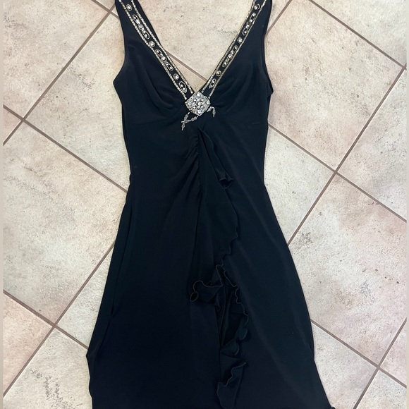 Laura Petites Black Dress - Picture 3 of 5